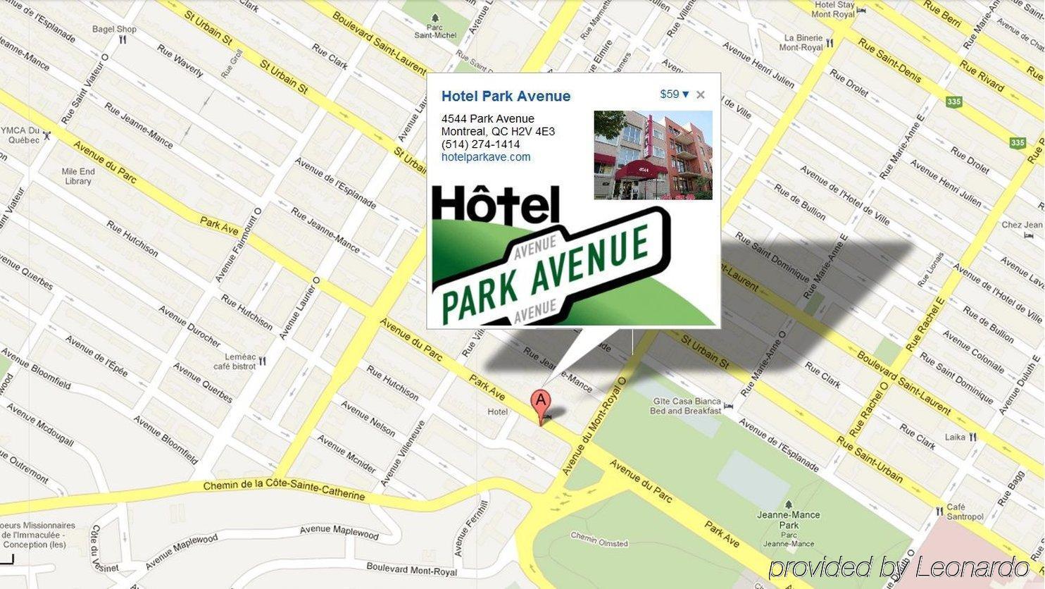 Hôtel Park Avenue Montréal Exterior foto